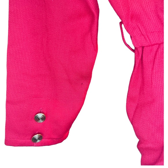 Jaegar Bright Red Vintage Great Britain Business Dress - Picture 7 of 7